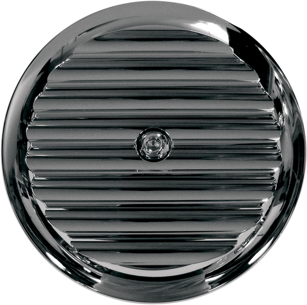 Joker Machine Billet Air Cleaner Insert - Finned - Chrome 02-21Fn