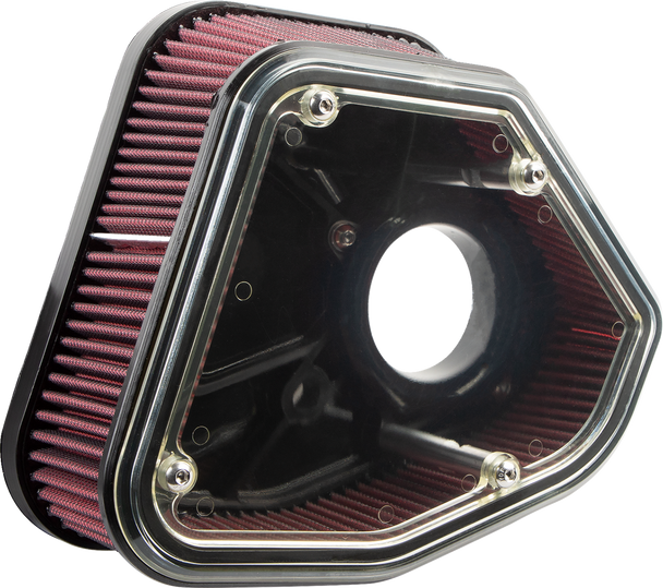 Alloy Art Boom Box Air Cleaner Kit - Black Cover 2.8M8Bp