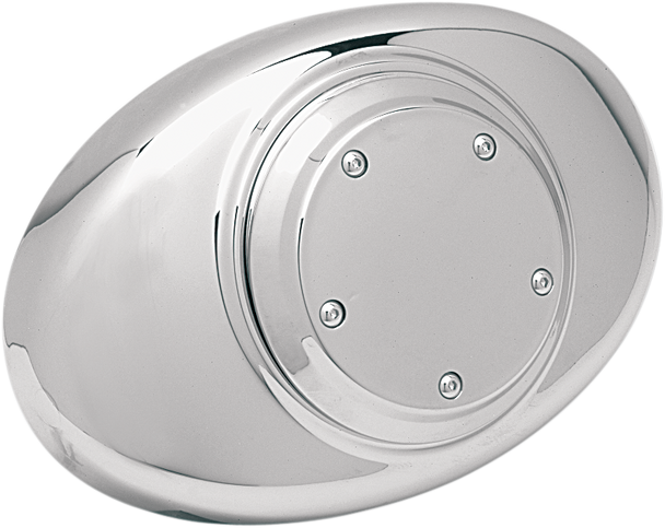 Drag Specialties Five-Bolt Domed Air Cleaner Insert - Chrome