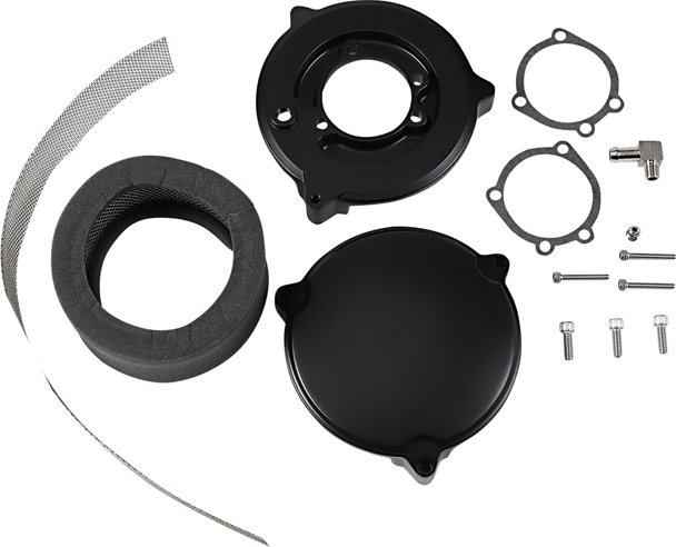 Drag Specialties High Performance 6" Dragtron Ii Air Cleaner Kit - Black