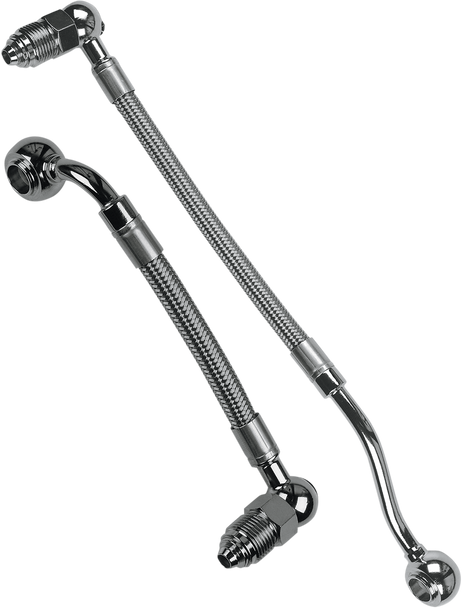 Goodridge Fuel Line Kit - Clear - Touring Hdfl-005