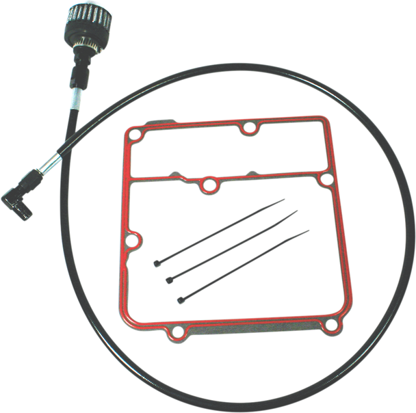 Feuling Oil Pump Corp. Oil Tank Breather Kit - Black - 99'-05' Dyna 3071