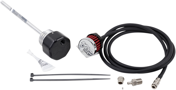 Feuling Oil Pump Corp. Vented Dipstick - Black - M8 Touring/Trike 3088