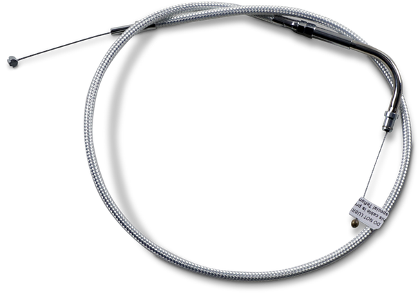 Magnum Shielding Sterling Chromite Ii Braided Throttle Cable For Harley-Davidson - 26-1/2" 3326
