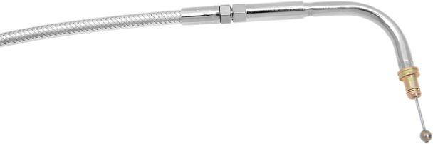 Magnum Shielding Polished Stainless Steel Braided Idle Cable 5421