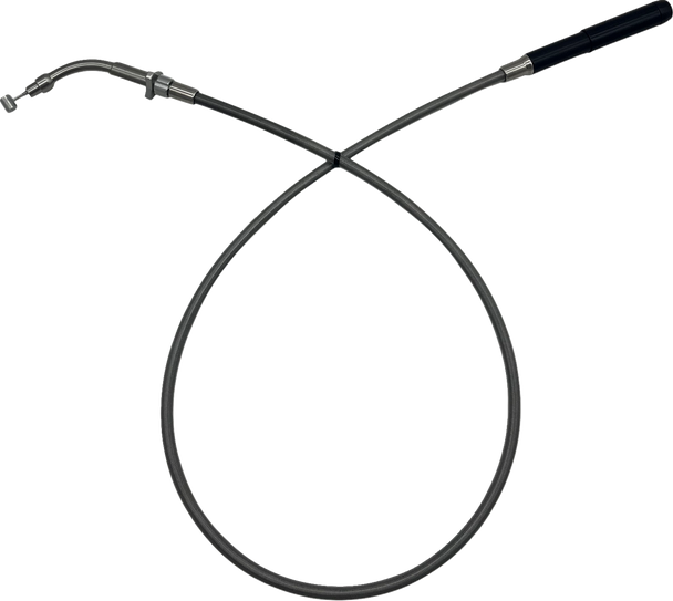 Ez Install Upper Clutch Cable - Flhx/Fltr,Se - +4" - Braided 108004