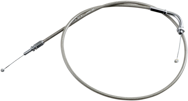 Motion Pro Armor Coat Stainless Steel Throttle/Idle Cable For Cruisers - Honda 62-0421