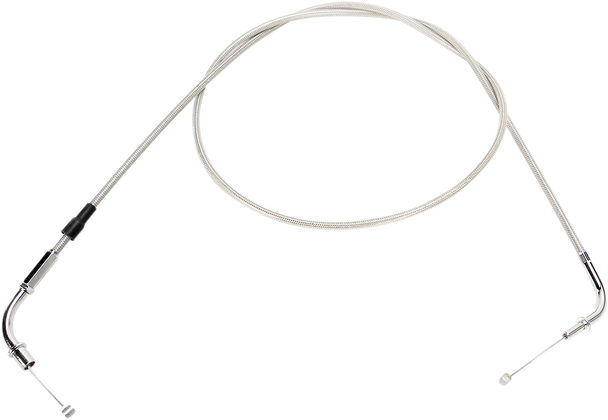 Motion Pro Armor Coat Stainless Steel Throttle/Idle Cable For Cruisers - Push - Kawasaki 63-0354