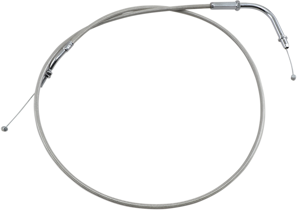 Motion Pro Armor Coat Stainless Steel Throttle/Idle Cable For Cruisers - Pull - Yamaha 65-0263