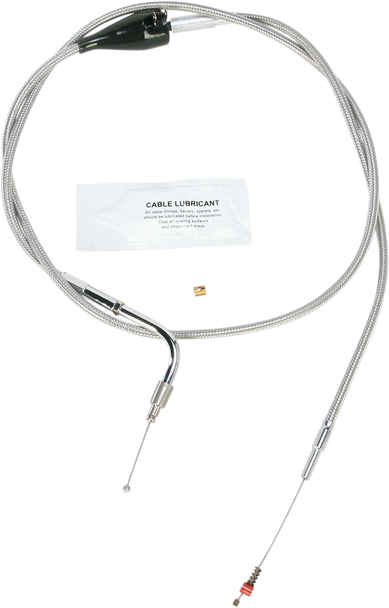 Barnett Stainless Steel Idle Cable - Cruise - +8" 102-30-41002-8