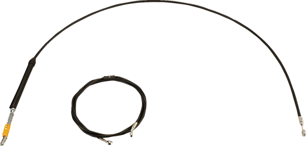 Handlebar Cable/Brake Line Kit - 18" - 20" Ape Hanger Handlebars - Black Vinyl La-8063Kt-19B