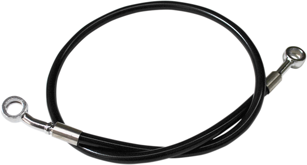 La Choppers Scout Complete Stainless Braided Handlebar Cable/Brake Line Kit - 12" - 14" Handlebars - Black La-8400Kt-13B