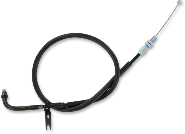 Parts Unlimited Black Vinyl Throttle Cable - Suzuki