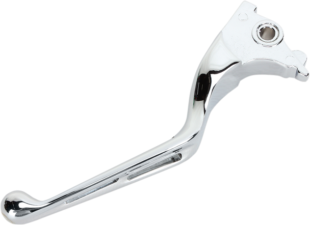 Drag Specialties Brake Lever - Wide Blade - Slotted - Chrome