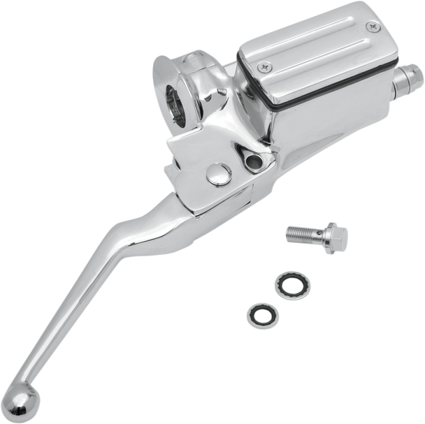 Drag Specialties Brake Master Cylinder - 3/4" - Dual Disc - Chrome