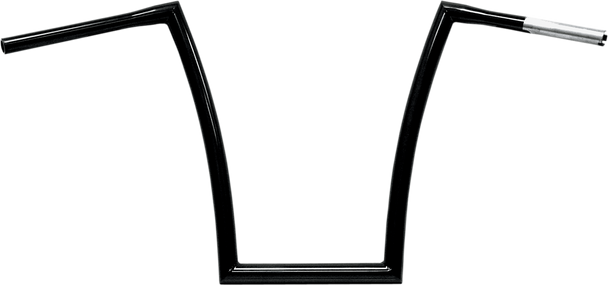 Todd'S Cycle Handlebar - Strip - Fat Bobber - 1-1/4" - 17" Rise - Black 0601-2723