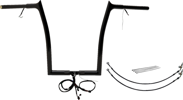 Fat Baggers Inc. Handlebar Kit - Pointed Top - 16" - Black 901916-B