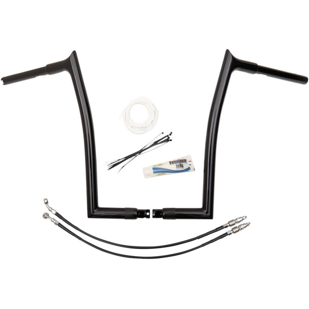 Fat Baggers Inc. Handlebar Kit - Pointed Top - 16" - Black 909316-B
