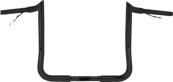 Handlebar - Monkey Bar - Pre-Wired - 10" - Black Pyo:Mbbpw-10 B