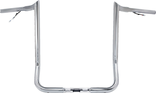Handlebar - Monkey Bar - Pre-Wired - 14" - Chrome Pyo:Mbbpw-14 C
