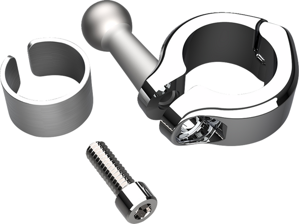 Drink Holder - Gen 2 - Chrome - Chrome 7/8"/1" Handlebar Mount 55412