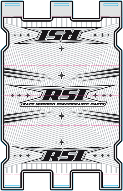 Race Shop Inc. Bar Pad - Large - White Bpl-White