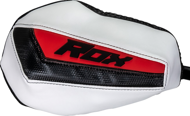 Rox Speed Fx Handguards - Generation 3 Flex-Tec - Black/White/Red Ft3-Hg-Bwr