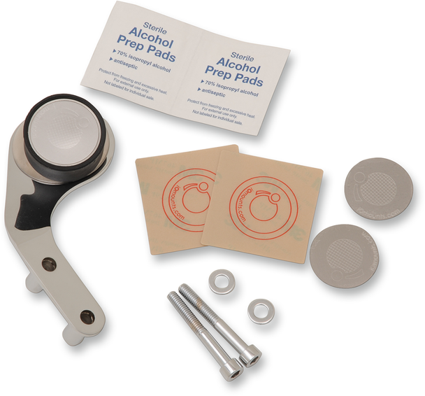 Klock Werks Handlebar Mount - Iomount - Left - Gl1500 - Chrome Kwd-06-0387