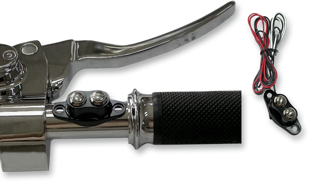 Drag Specialties Switches - Dual Button - Black