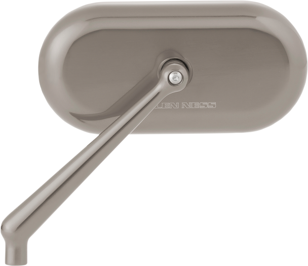 Arlen Ness Mirror - Side View - Oval - Titanium - Left 13-186
