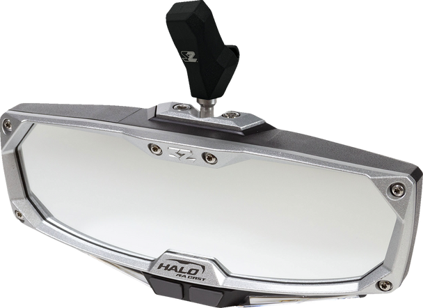 Seizmik Mirror - Halo R - Rear View W/Led Cabin Light - Rectangle - Black W/Silver Bezel - Each - Cf Moto 56-18032Kit Seizmik Mirror - Halo R - Rear View W/Led Cabin Light - Rectangle - Black W/Silver Bezel - Each - Cf Moto 56-18032Kit