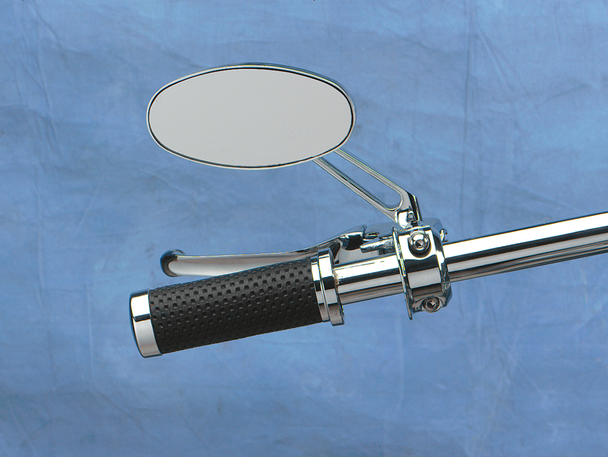Drag Specialties Mirror - Stealth I - Side View - Oval - Chrome