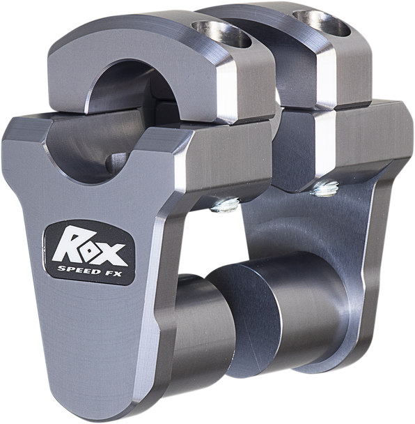 Rox Speed Fx Risers - Pivoting - 2" - Oversized Handlebars - Gray 1R-P2Ppg