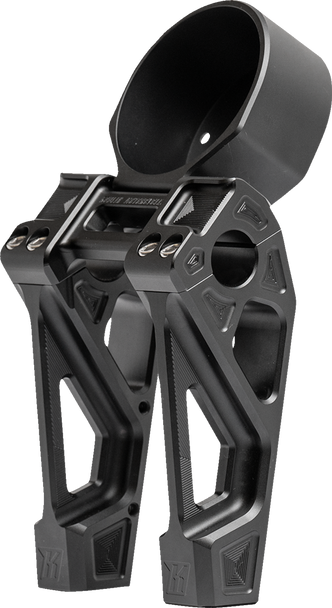 Kodlin Usa Fastback Risers - Includes Clamp & Gauge Bracket - 6" - Black K55132