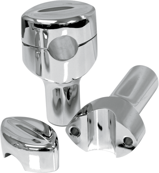 La Choppers Risers - Hefty Mohawk - 3" - Chrome La-7404-03