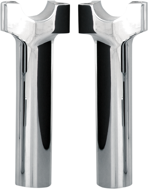 Wild 1 Chubby Billet Risers - 6" - Chrome Wo528