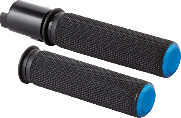 Grips - Knurled - Tbw - Blue 500-053 Grips - Knurled - Tbw - Blue 500-053