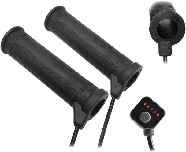 Koso North America Grips - Heated - Thumb Throttle - 5 Level - 7/8" Am10710G Koso North America Grips - Heated - Thumb Throttle - 5 Level - 7/8" Am10710G