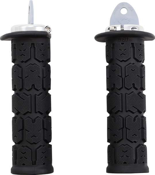 Odi Grips - Rogue - Atv/Pwc - Black/Silver J33Rgb-S Odi Grips - Rogue - Atv/Pwc - Black/Silver J33Rgb-S