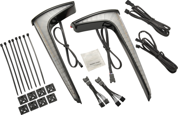 Lights - Lower Fairing - Black - Indian 46801