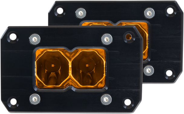 Heretic Led Light Bar - 2" Flush Mount Pair - Flood 50207