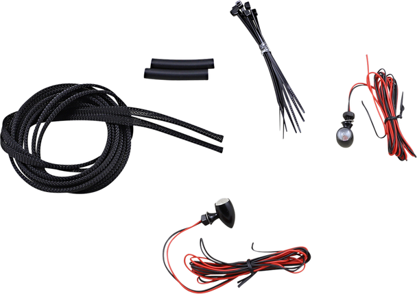 Custom Dynamics Micro Turn Signals - Red -Black Cd-Micro-R-B