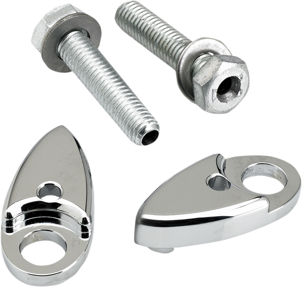 Joker Machine Adapter Plates - Dyna - Chrome 05-55-3C