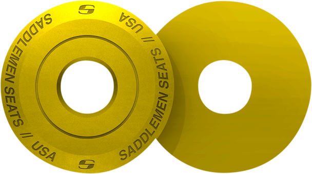Saddlemen Fender Seat Washer - Yellow 14707Yw