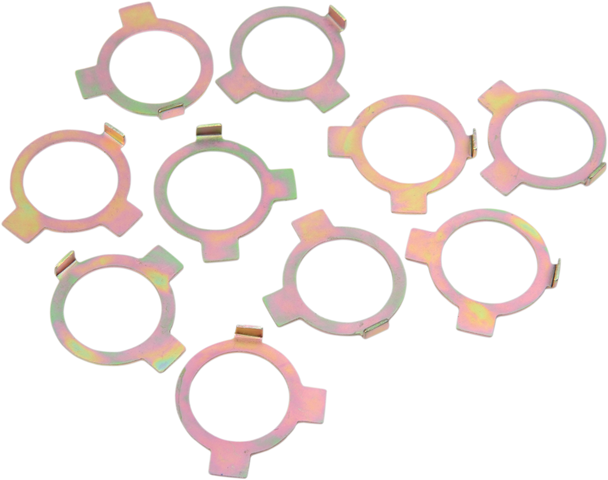 Eastern Motorcycle Parts Swingarm Pivot Bolt Lock Tabs - 10-Pack A-47513-58
