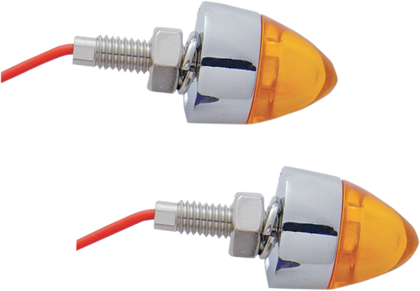 Pro-One Perf.Mfg. Bullet Mini Marker Lights - Amber 402250