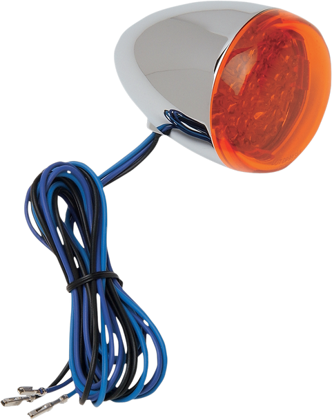 Chris Products Led Turn Signal - Chrome/Amber 8501A-Led Chris Products Led Turn Signal - Chrome/Amber 8501A-Led