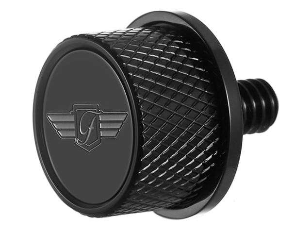 Figurati Designs Seat Mounting Knob - Black - Logo Fd01-Seat Kn-Bk