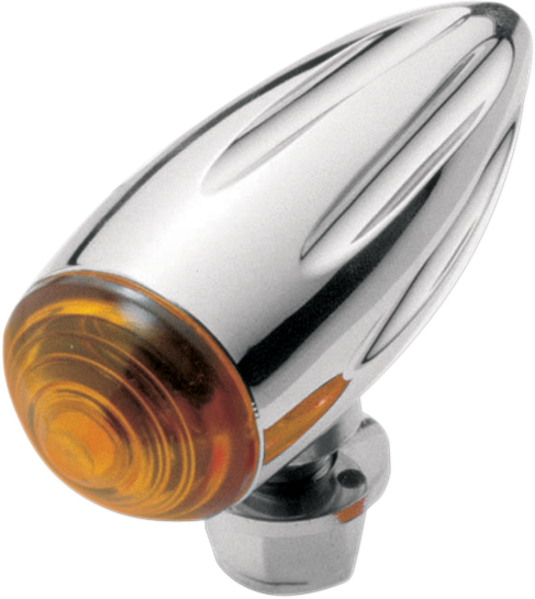 Pro-One Perf.Mfg. Bullet Marker Light - Chrome/Ball-Milled 400360