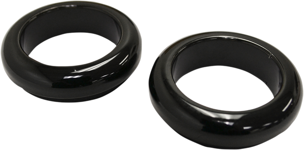 La Choppers Fork Boot Cover - 39 Mm - Gloss Black Powder Coat La-7503-39B